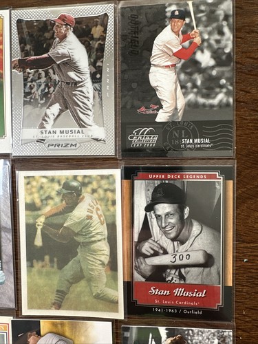 16 Card Lot #3 of Stan "The MAN" Musial Tributes, Inserts, Cardinals HOF All-⭐⚾ - Picture 5 of 13