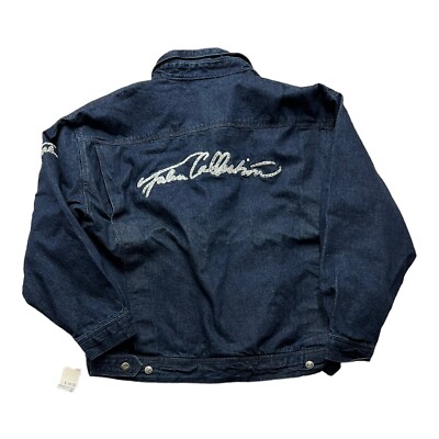 Vintage Y2K Fubu Gem Sparkle Dark Wash Jeans Basic Baggy