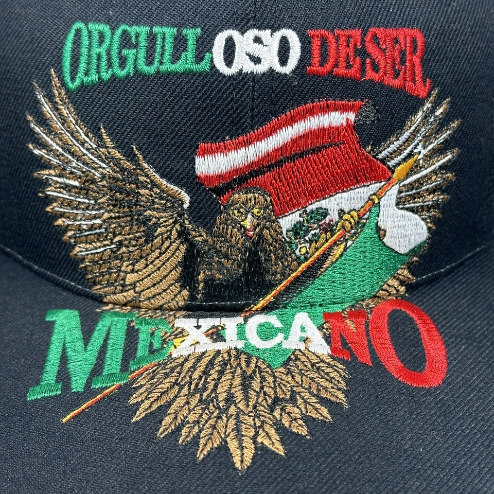 Sombrero de Colección Orgulloso De Ser Mexicano Snapback, Orgulloso De Ser Mexicano, Mezcla de Lana Foto 2 de 4