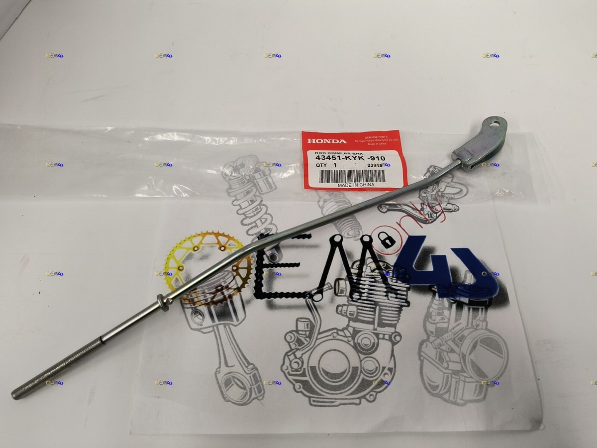 ぽて Honda Genuine OEM Rear Brake Rod 2013 - 2024 CRF110F 43451-KYK-910