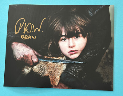 Isaac Hempstead Wright   -   Game of Thrones  -  signed, original Autogramm !!!