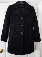 Reduced By £10 - Giacca Coat - Black Size 12 - Large
