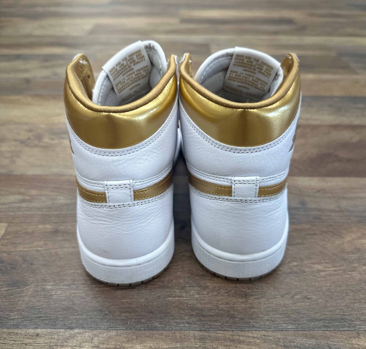 Size 9 - Air Jordan 1 Retro OG High Metallic Gold W | eBay