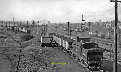 Railway Photo - Shunting operations in the marshalling yard at Bathgate c1957