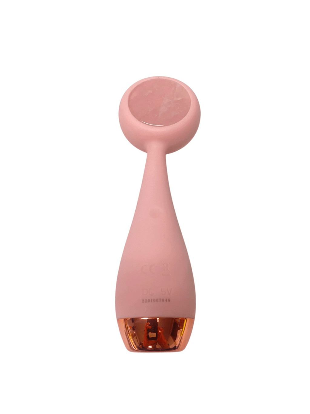 PMD Clean Pro Smart Facial Cleansing Device Silicone Brush & Rose Quartz