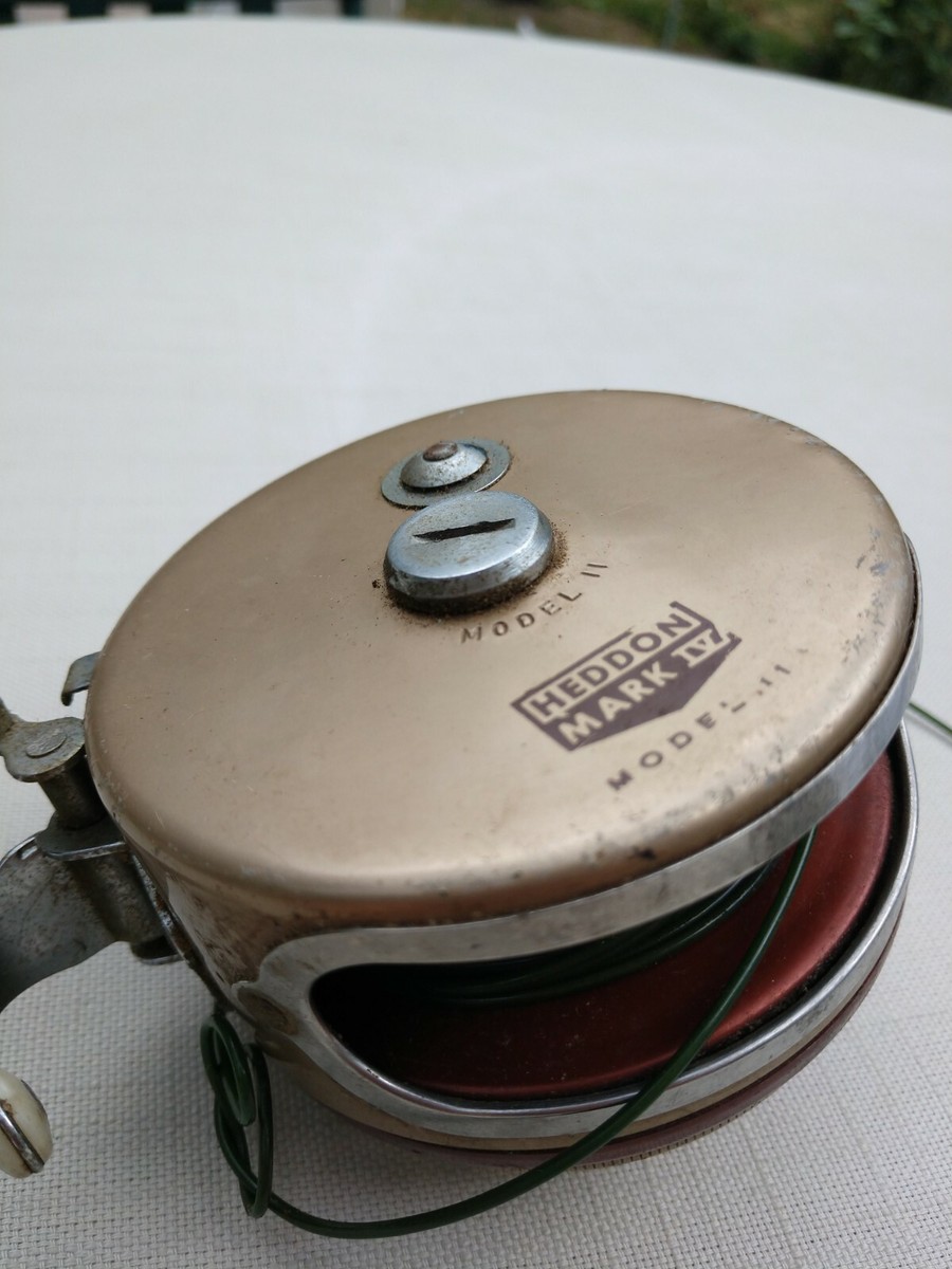 Vintage Heddon Mark IV, model 11, Made In USA FISHING REEL | eBay