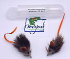 Mouse Rat w/Weed Guard, 2 Fly in Protective ReUseable Tube Add'l Items Ship Free
