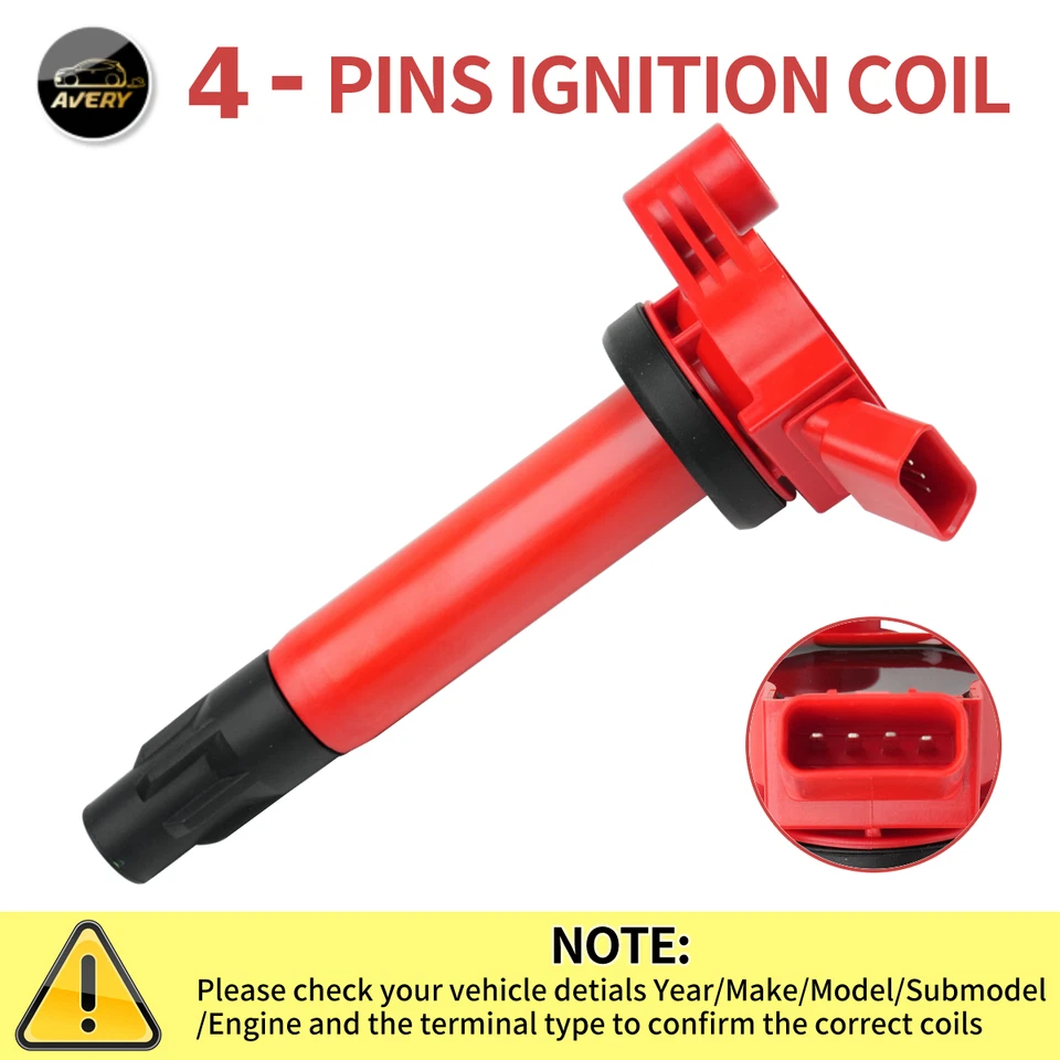 ✅Energy Ignition Coil Spark Plug For Toyota Sienna Solara Camry Lexus 3.3L UF506 Foto 4 de 4