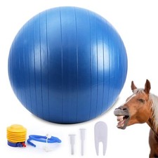 Herding Ball for Horse 40" Anti-Burst Giant Soccer Ball Toy for Horses Pump I...