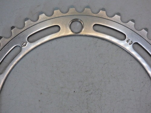 CAMPAGNOLO EARLY GENERATION (NUOVO) RECORD CHAINRING 43 T / 144 BCD - NOS - Imagen 2 de 3