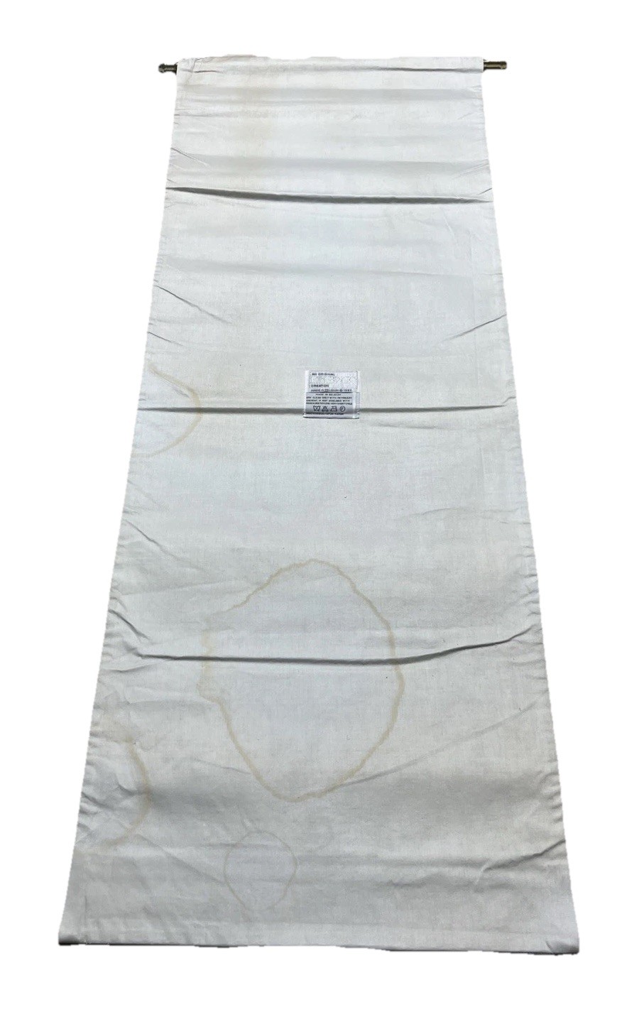 BEAUTIFUL RARE CHURCH GO IN PEACE ALTAR BANNER BY SLABBINCK OF BELGIUM 1997