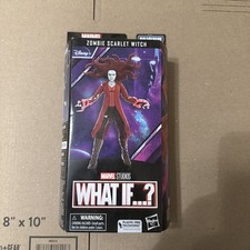 Marvel Legends Series  Zombie Scarlet Witch 6  Action Figure   Khonshu BAF NEW
