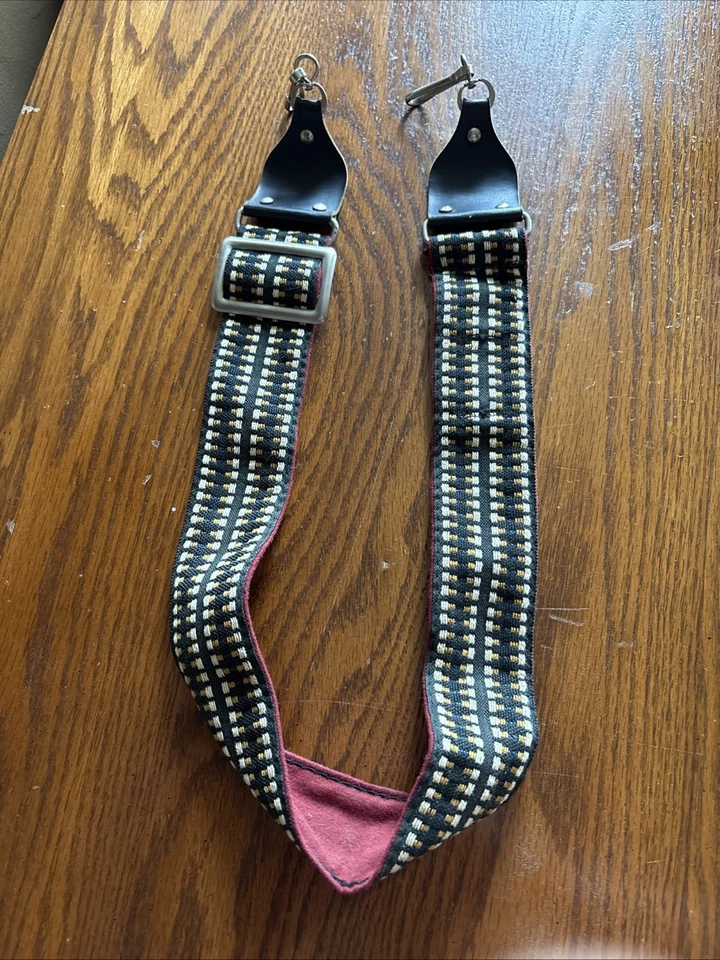 Retro Vintage 70s Wide Woven Retro Hippie SLR/DSLR Camera Neck Strap - Image 2 of 4