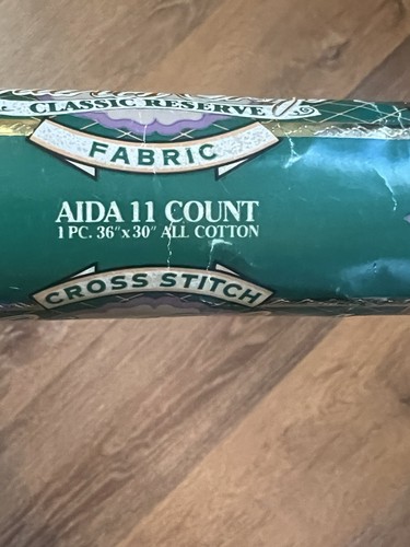 Charles Craft Aida Cross Stitch Fabric 11 count 30" x 36" New opened - Picture 3 of 4