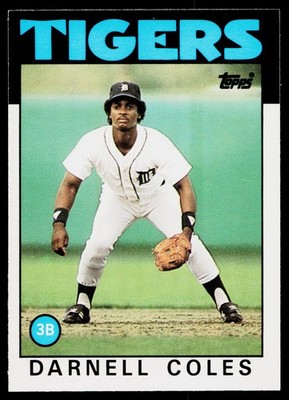 1986 Topps Traded - Darnell Coles #26T - Detroit Tigers