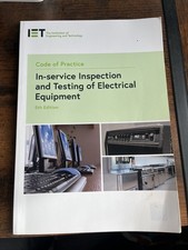 In-Service Inspection and Testing of Electrical Equipment 5th Edition Book