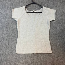 Victoria’s Secret Gray T-Shirt Size L Cotton Spandex USA Made