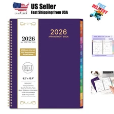 2026 Appointment Book/Planner - 8.2" x 11", Daily Planner 2026 from Jan. 2026...