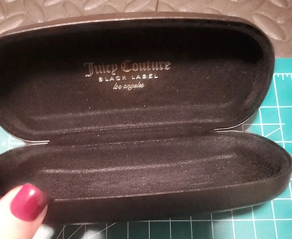 Gafas de sol Juicy Couture etiqueta negra Los Angeles estuche rígido elegancia Foto 4 de 4