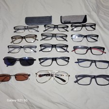 Lot Of 15 Foster Grant Eyeglasses Mixed Readers Optical Frames 2 Cases Bulk