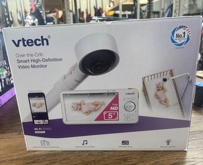 Vtech 5  Smart Wi-Fi 1080p Over-the-Crib Video Monitor RM5887HD (NEW SEALED)