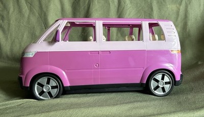2002 Barbie Pink/Purple Volkswagen Microbus Vintage RARE Horn