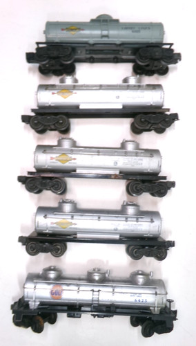 (5) Coches cisterna de posguerra Lionel calibre O (lote 7527) | Condition: Used