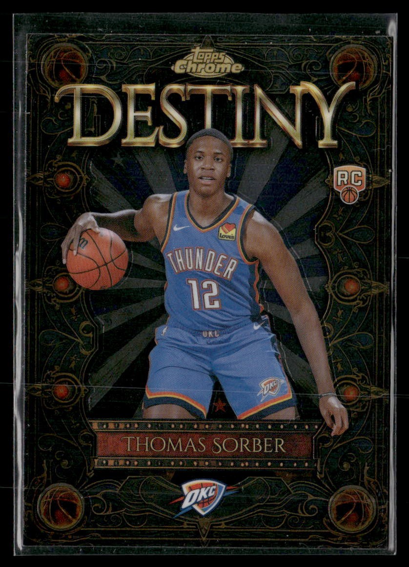 2025-26 Topps Chrome - Destiny Thomas Sorber #D-13  (RC)
