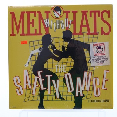 Men Without Hats Safety Dance Club Mix Vinyl Record LP Shrink HYPE VG+ 1983