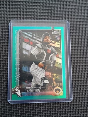 2025 Topps Chrome Update Series - Rookie Debut Edgar Quero #USC169 Teal...