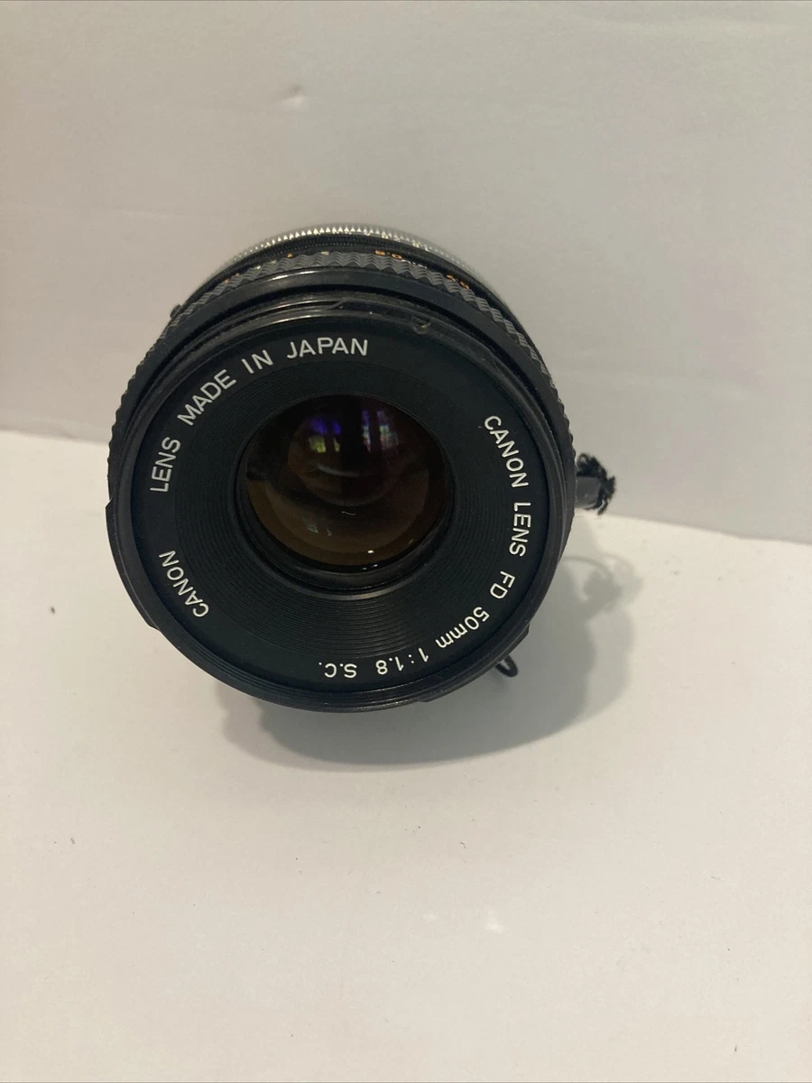 Canon FD f/1.8 Camera Lenses 50mm Focal for sale | eBay