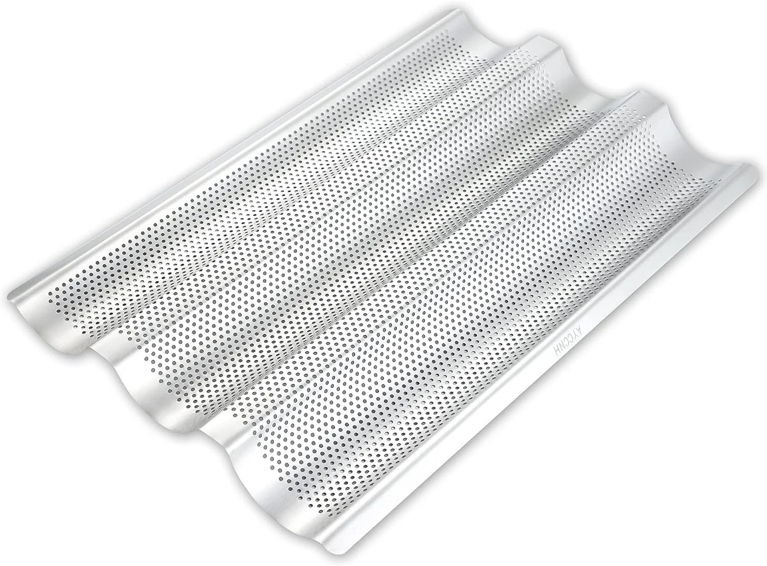 Stainless Steel French Baguette Bread Pan Perforated Loaf Pans for Baking