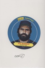 1988 Master Bread Discs Food Issue Jeff Reardon #4 s5j