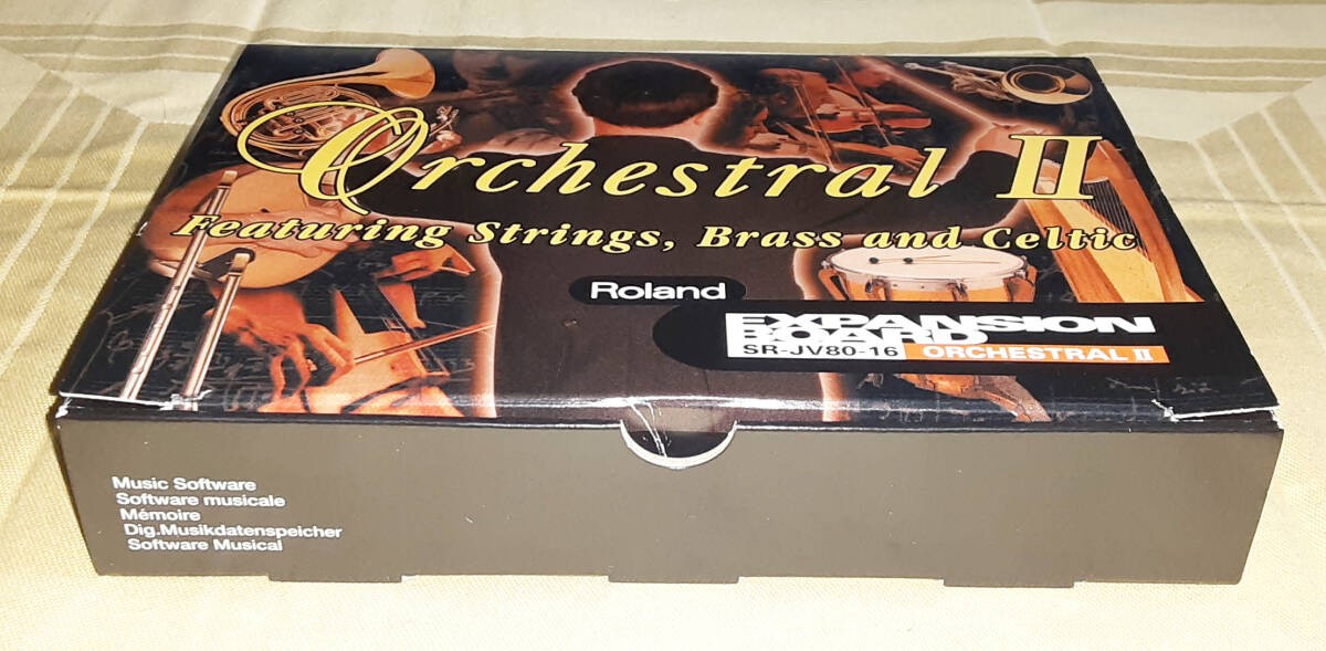 Roland EXPANSION BOARD orchestral Ⅱ Roland SR-JV80-16 Orchestral II Expansion Board Made in