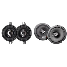 MB Quart Discus DK2-116S 6.5 Inch Coax Speakers with DK2-108 3.5 Inch Coax Sp...