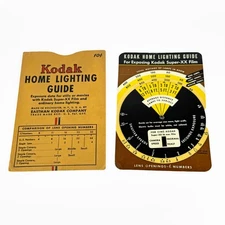 Vintage Kodak Home Lighting Guide Vintage Exposure Calculator Film Photography
