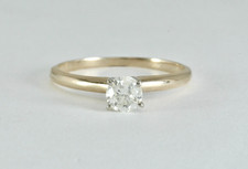 .49ct Round Cut Diamond Solitaire Engagement Ring 14k Yellow Gold
