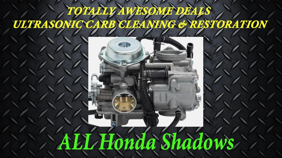 Servicio de restauración de carburador de limpieza profesional rápido Honda Shadow TODOS LOS AÑOS Y TAMAÑOS Foto 2 de 2