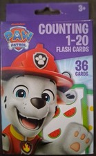 New Paw Patrol Counting Flashcards