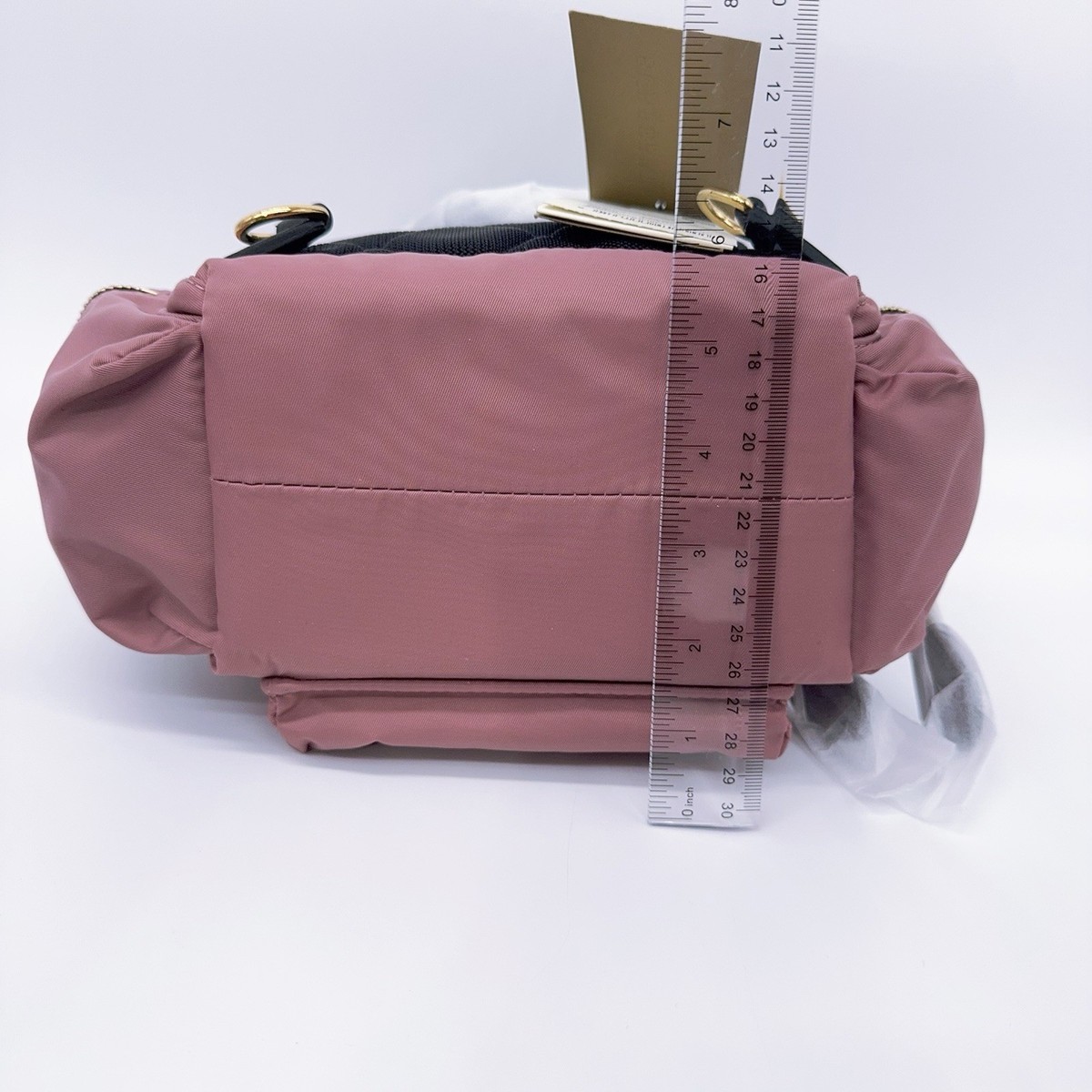 Burberry Small Rucksack Crossbody Backpack Mauve Pink Authentic