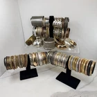 55+ Vtg-Now Bracelets Silver Gold Brass Copper Tone Costume Reseller Jewelry Lot