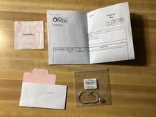 Pandora Moments Heart Clasp Snake Chain Bracelet New 7.5"