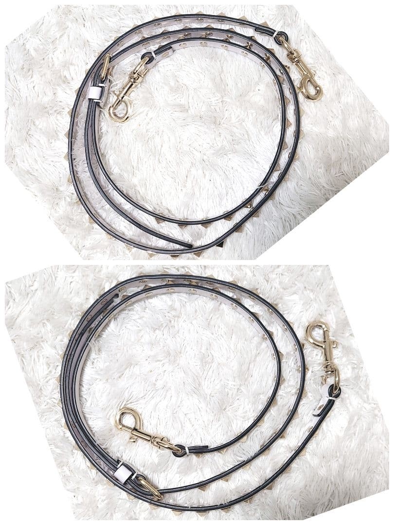 Valentino Garavani VLTN Logo Rockstud White Crossbody Bag, Leather, Pre-Owned J thumbnail 10