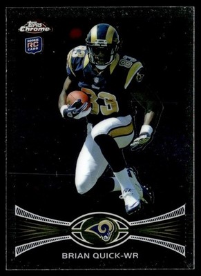 2012 Topps Chrome Brian Quick Rookie St. Louis Rams #99