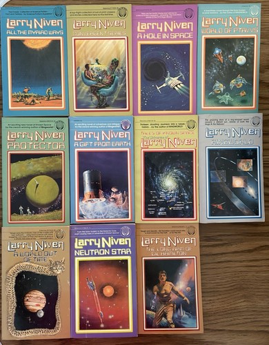 Lot Of 11 Larry Niven (1970’s) Ringworld~Protector~World Out Of Time++++