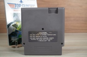 Nintendo NES Top Gun Second Mission No Manual Tested Works BOX