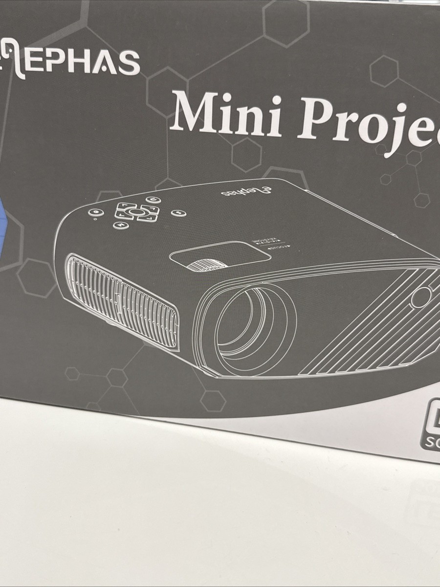 Elephas BL128 LED Mini Projector Full HD 1080P, Black/White