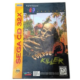 Corpse Killer Sega CD 32X Manual and Box ONLY