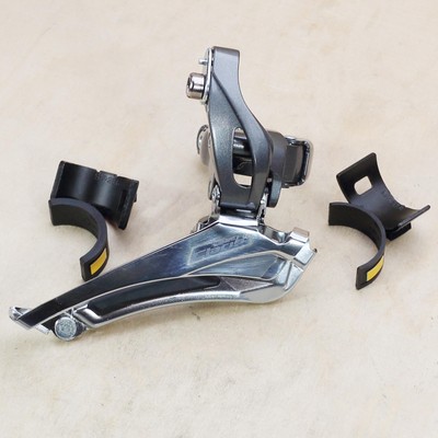 Shimano Claris FD-R2000-B 2x8 fach Umwerfer mit Schelle für 34,9 31,8 28,6 mm