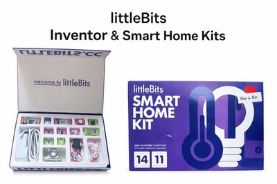 LittleBits Smart Home Kit 14 Bits Modules Magnets DIY IFTTT Ready Smart Solution